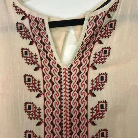 THML NWT SLEEVELESS BOHO GAUZE MINI DRESS - Picture 2 of 5